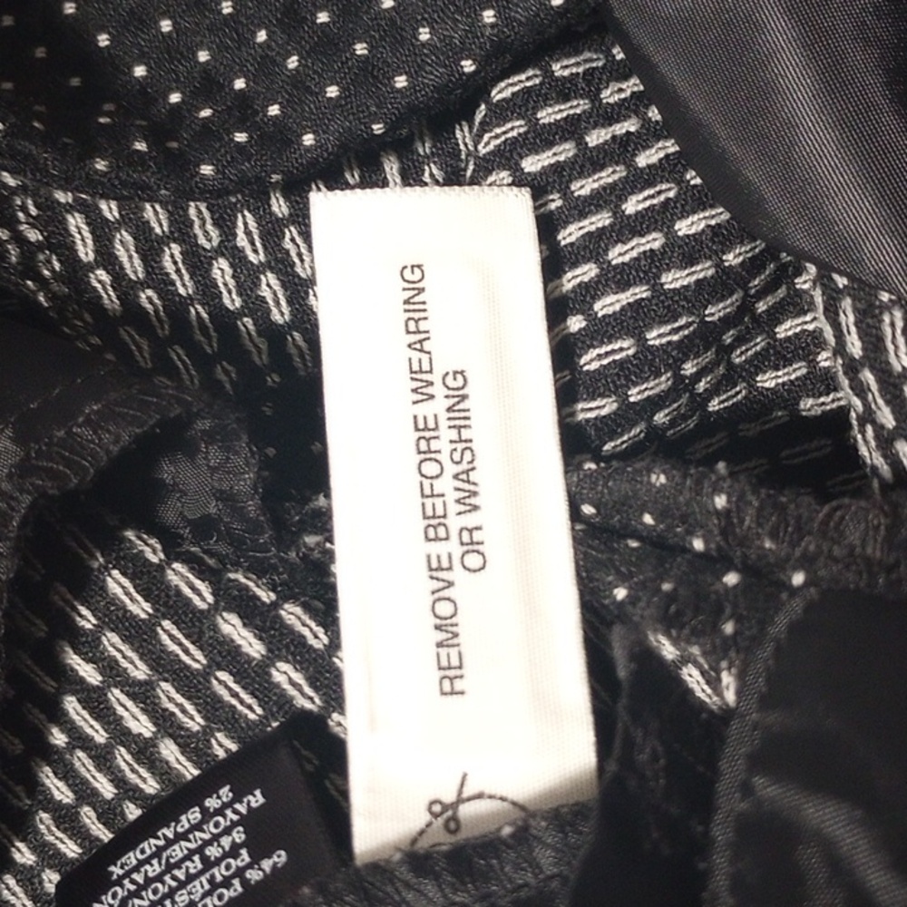 Ann Taylor Navy Polka Dot Blue Pants - Picture 7 of 8